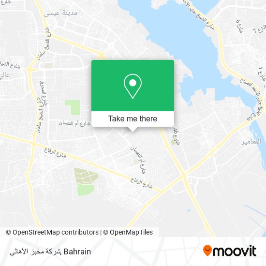 شركة مخبز الأهالي map