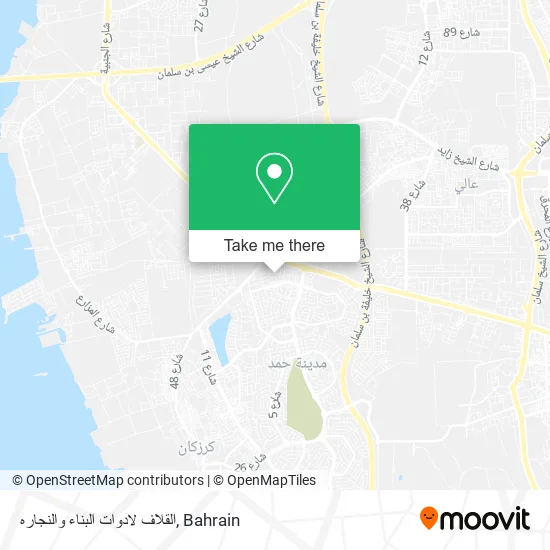 القلاف لادوات البناء والنجاره map