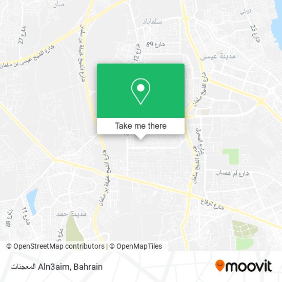 المعجنات Aln3aim map