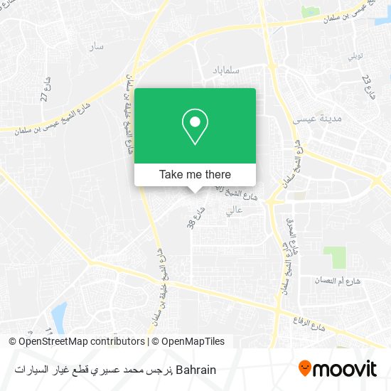 نرجس محمد عسيري قطع غيار السيارات map