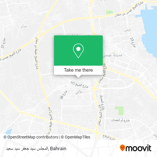 المجلس سيد جعفر سيد سعيد map