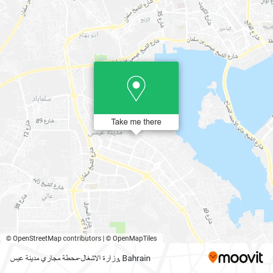 وزارة الاشغال-محطة مجاري مدينة عيس map