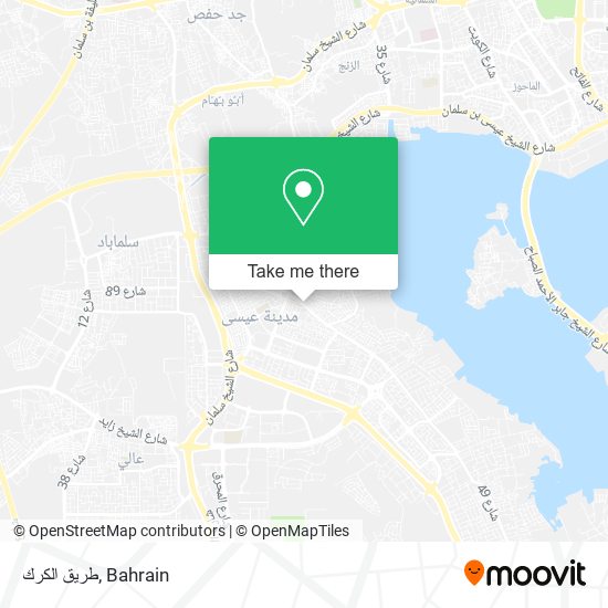 طريق الكرك map