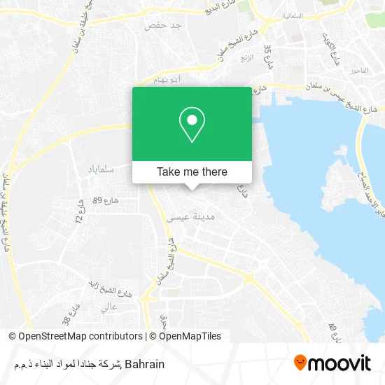 شركة جنادا لمواد البناء ذ.م.م map