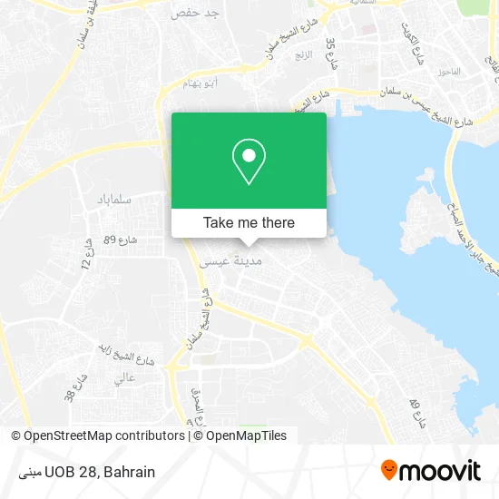 مبنى UOB 28 map