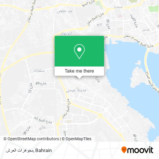 مجوهرات العرش map