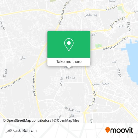 خمسة القمر map