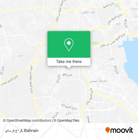 كراج فرساي map