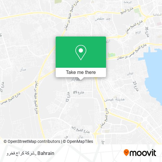 شركة كراج فخرو. map