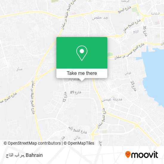 مرآب التاج map