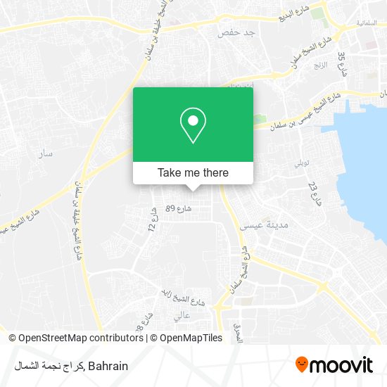 كراج نجمة الشمال map