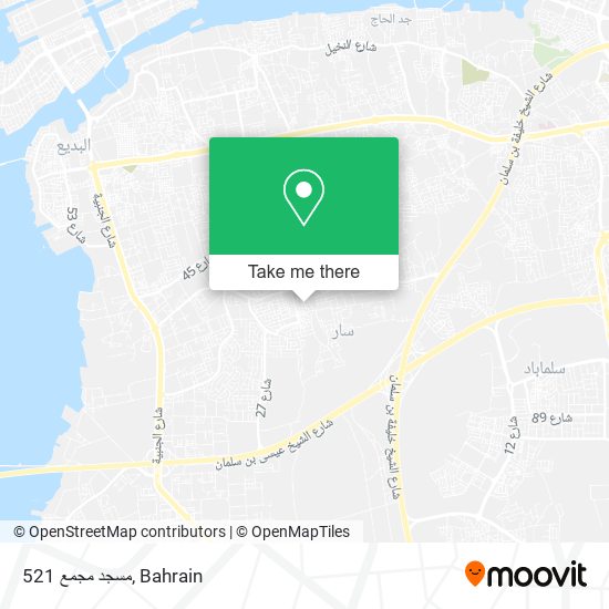 مسجد مجمع 521 map