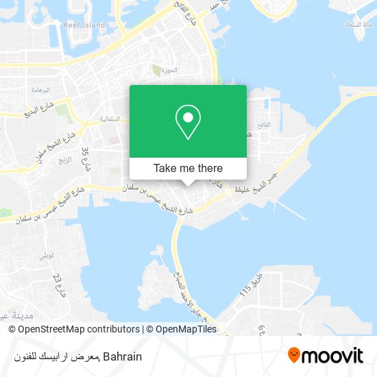 معرض ارابيسك للفنون map