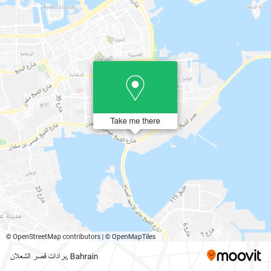 برادات قصر الشعلان map
