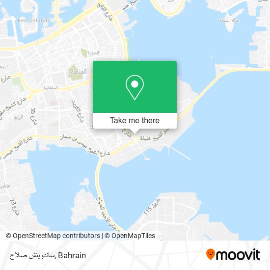ساندويتش صلاح map