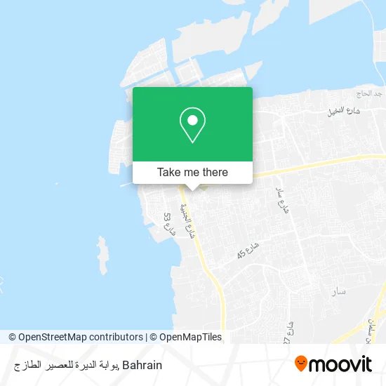 بوابة الديرة للعصير الطازج map