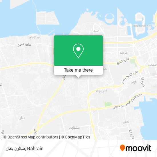 صالون بافان map