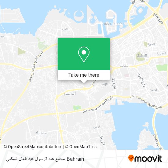 مجمع عبد الرسول عبد العال السكني map