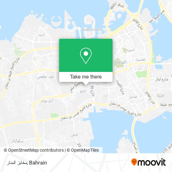 مخابز المنار map