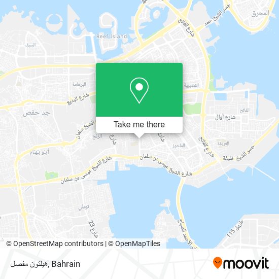 هيلتون مفصل map