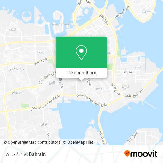 تيرنا البحرين map