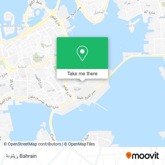 زيلتونة map