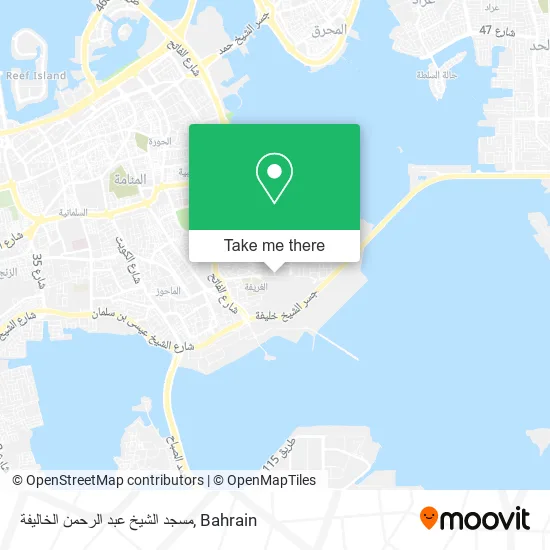 مسجد الشيخ عبد الرحمن الخاليفة map