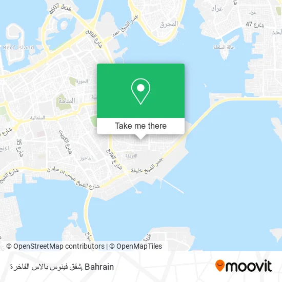 شقق فينوس بالاس الفاخرة map