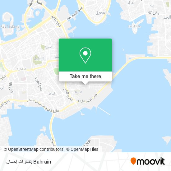 نظارات إحسان map