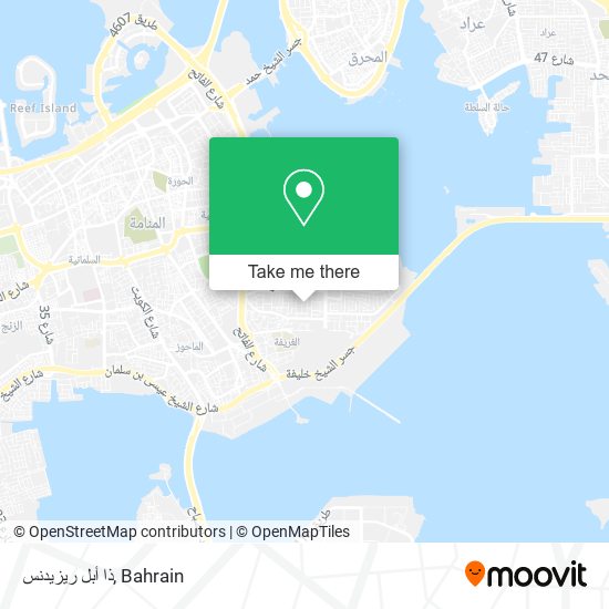 ذا أبل ريزيدنس map