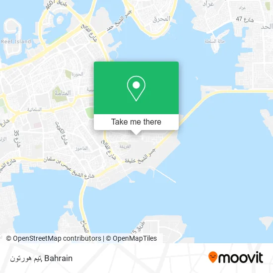 تيم هورتون map