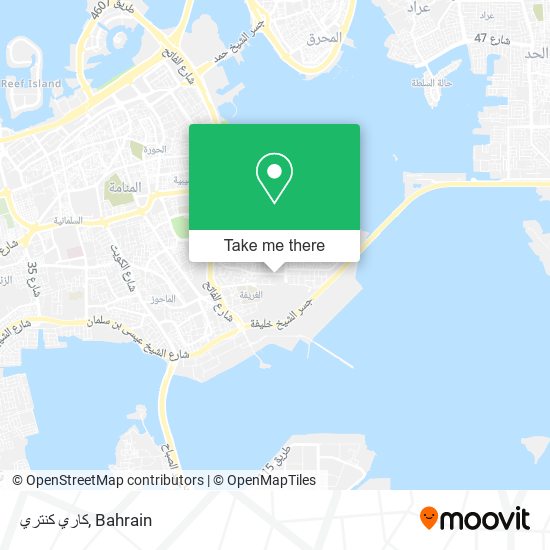كاري كنتري map