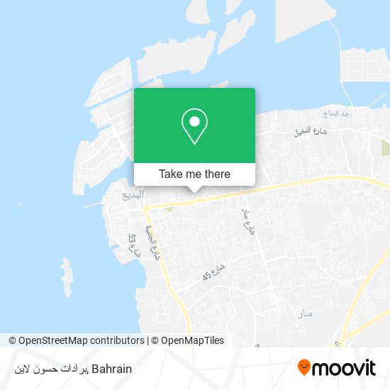 برادات حسون لاين map
