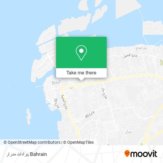 برادات مدرار map