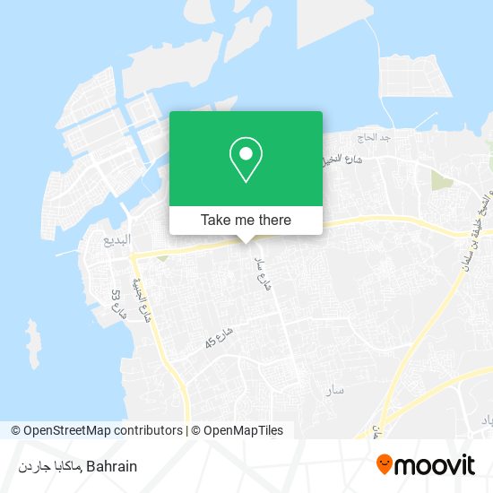 ماكابا جاردن map