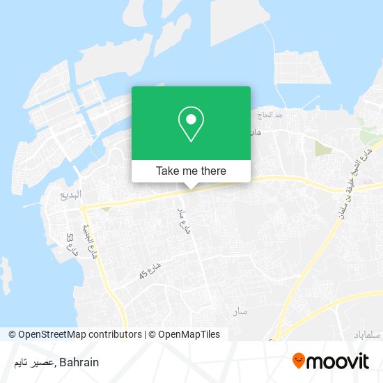 عصير تايم map