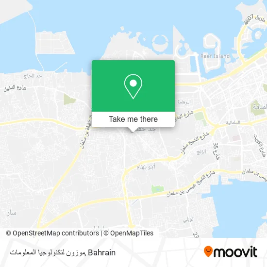 موزون لتكنولوجيا المعلومات map