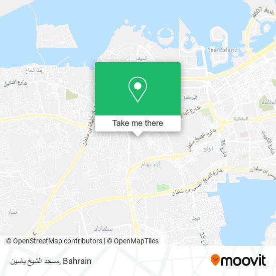 مسجد الشيخ ياسين map