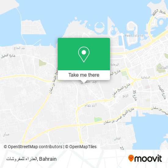 العذراء للمفروشات map