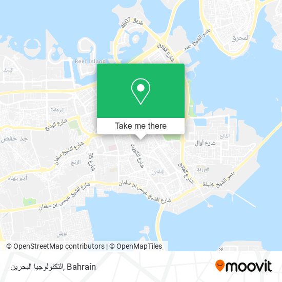 التكنولوجيا البحرين map