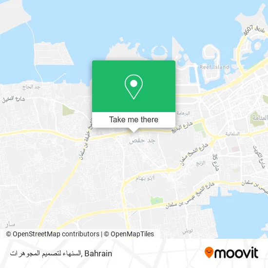 السنهاء لتصميم المجوهرات map