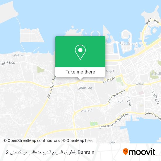 الطريق السريع البديع جدهافس مونيكباليتي 2 map