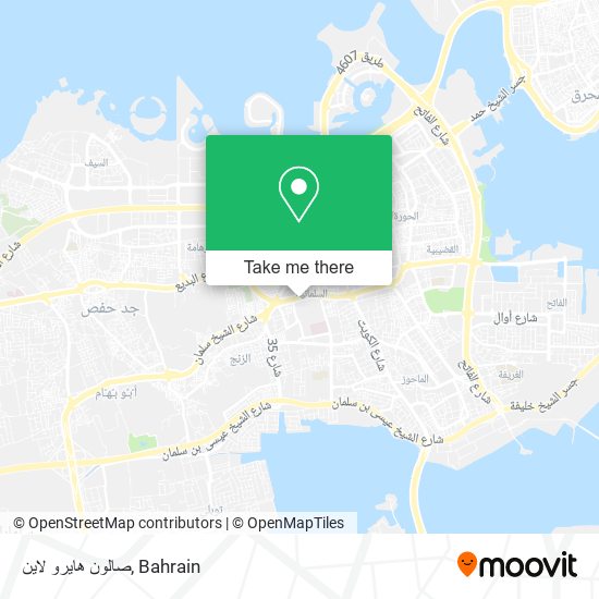 صالون هايرو لاين map