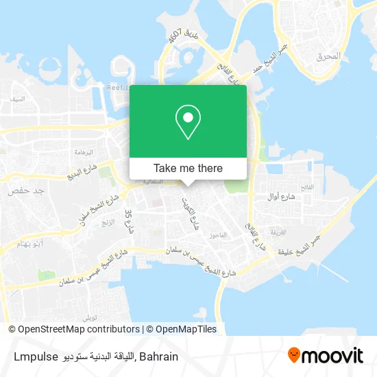 Lmpulse اللياقة البدنية ستوديو map