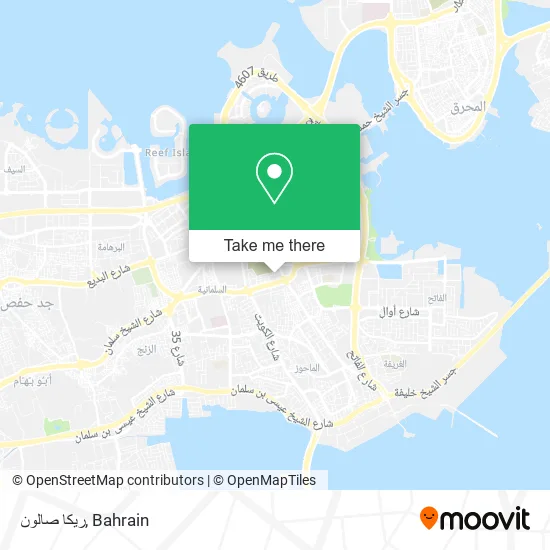 ريكا صالون map