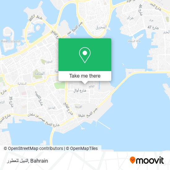 النبيل للعطور map