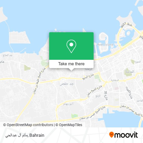 مأتم آل عبدالحي map