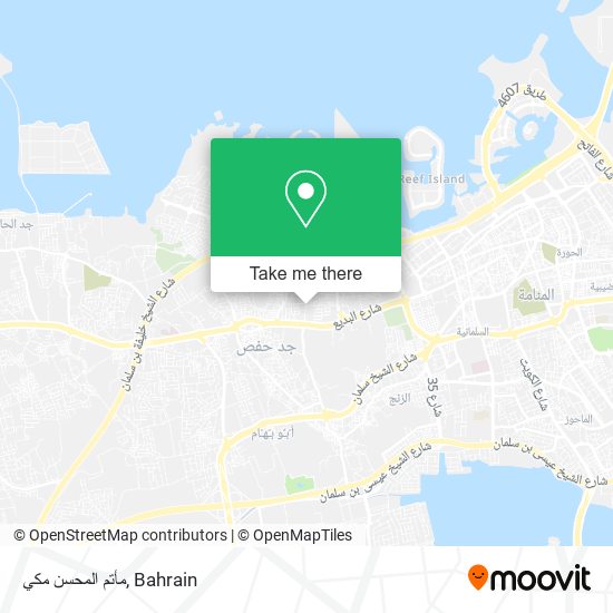 مأتم المحسن مكي map
