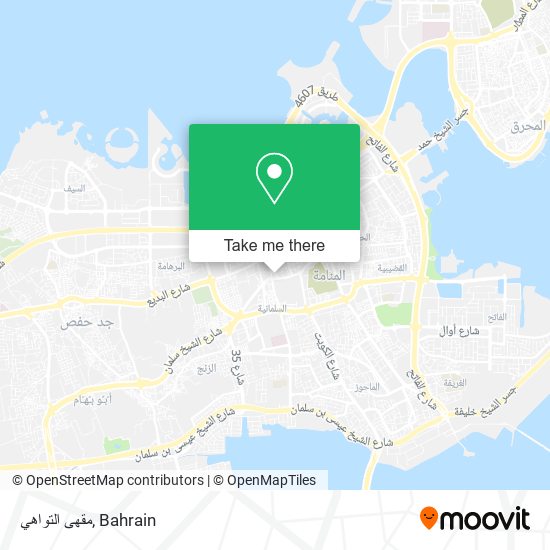 مقهى التواهي map