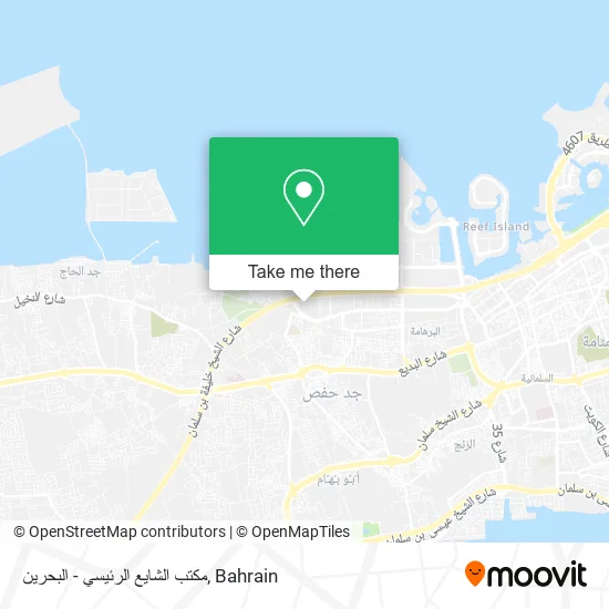 مكتب الشايع الرئيسي - البحرين map